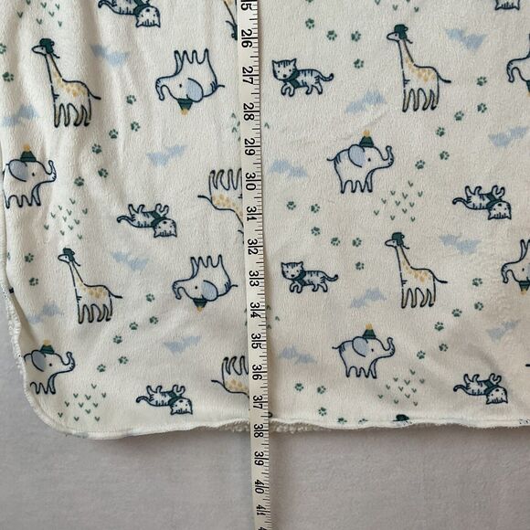 Kyle & Deena Baby‎ Blanket Animals Elephant Giraffe Soft Plush Front Sherpa Back - Picture 7 of 16